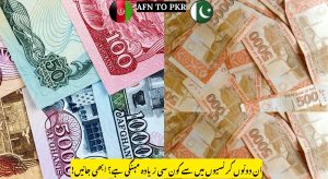 AFN to PKR Today : Afghanistan’s Currency is Climbing Higher…