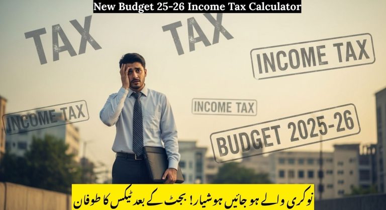 Tax Calculator 2025-26: Calculate Your Salary Tax on New Tax Rates 2025-26 After Budget